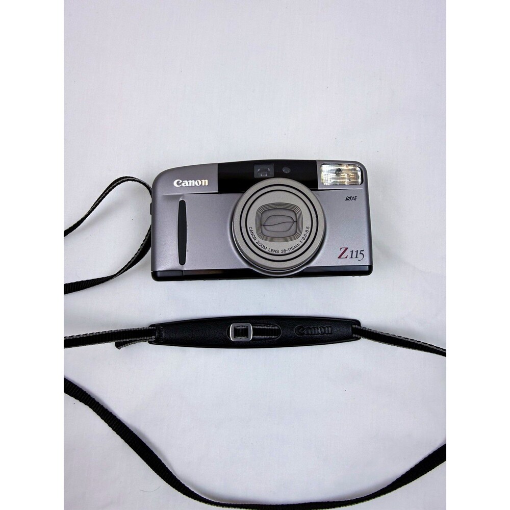 VTG Canon Sure Shot Z115 35mm Point & Shoot Film Camera Auto Focus Zoom Flash